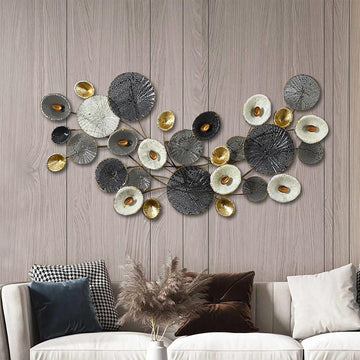 Elegant 3D Metal Wall Decor Creative Plants Home Hanging Art